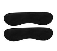 Kuuleyn Lot de 10 paires d'autocollants anti-usure pour talons, patchs anti-douleur, coussinets de soin des pieds, accessoires pour chaussures, matériau en gel souple, design (Taille unique - noir)