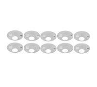Kuuleyn Lot de 10 Portes de Ruche Rondes en Acier Inoxydable pour Ruche, Porte d'entrée rotative, Fournitures d'apiculture, Outil de Ruche pour la Mise en quarantaine de la Reine