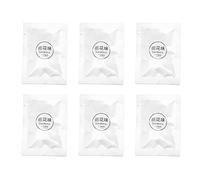 Kuuleyn Lot de 6 comprimés de recharge pour désodorisant parfumé à la pêche, huiles essentielles naturelles, tampons de rechange pour parfum de voiture longue durée pour clip de (Saveur gardénia)