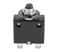 Kuuleyn Manual Reset Thermal Switch,Circuit Breaker,Durable Plastic Over Current Overload Protector Automotive Industrial Marine Use Compact Design Device Circuit (5A)