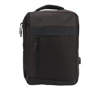 Kuuleyn Mochila para computadora portátil de Negocios de Gran Capacidad, Bolsa para computadora portátil de Negocios de Gran Capacidad de múltiples Capas con Puerto de Carga USB, (Negra)