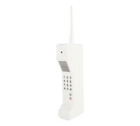 Kuuleyn Modèle de téléphonie Mobile rétro Décoration de téléphone Mobile Retro Brick Rétro téléphone Mobile Fer Iron à l'ancienne modèle de téléphone Portable décoration pour la (Blanc)