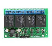 Kuuleyn Module de Relais autobloquant à 4 canaux, Module de Relais autobloquant à déclenchement par Bascule à Bascule DC 6-24V