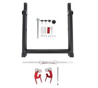 Kuuleyn Motorcycle Bike Wheel Balancer Stand, Motorcycle Wheel Balancer Truing Stand Foldable Portable Adjustable Centering Cones Rim Tire Balancer for Sport Dirt Bike