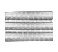 Kuuleyn Moule à Pain, Antiadhésif MultiGrooves Vagues Moule à Pain Français Cuisson Plateau de Cuisson Moule Outil de Cuisine (Trois emplacements)