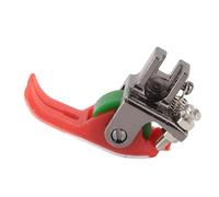 Kuuleyn Narrow Rolling Presser Foot,PTFE Coating Plastic Roller Foot,Flat Bed Sewing Machine Thick and Thin Fabric Universal Durable Anti Slip Easy Install Sewing Accessories