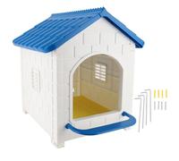 Kuuleyn Nichoir de Poulet, boîte de Ponte à Compartiment Unique, nichoir de perchoir ventilé en Plastique Facile d'entretien pour Poules volailles intérieur extérieur poulailler