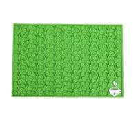 Kuuleyn Pad for Cafe Accessories,Anti Slip Coffee Bar Mat Keep Kitchen Counters Clean Waterproofing Coffee Maker Mat Soft Easy to Clean Scratch Free Movement for Countertop Green