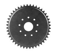 Kuuleyn Pignon d'entraînement par chaîne, pignon de chaîne de Fer 9 Trous 44 Dents pour vélo motorisé de Moteur 49cc 66cc 80cc