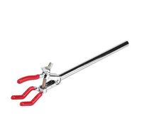 Kuuleyn Pince de Laboratoire, Instrument de Laboratoire Chimique Pince à Trois mâchoires en Alliage de Zinc Support de Condenseur de cornue (Small: Approx. 17.6x16.2x6.5cm / 6.93x6.38x2.56in)