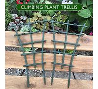 Kuuleyn Plastique Jardin empilable Plantes d'escalade Superposées Soutien des Plantes d'escalade Soutien de la Plante Verte pour Les Fleurs Vins de légumes (3pcs)