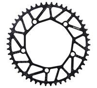 Kuuleyn Plateau de vélo, 50/52/54/56/58 t extérieur Dents positives et négatives 130 Bcd manivelle à Disque Unique en Alliage d'aluminium Roue de chaîne de vélo Haute (50T)