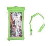 Kuuleyn Pochette de téléphone étanche à l'eau, étui de téléphone Flottant, Housse de Pochette de téléphone Flottante Universelle en TPU avec lanière pour téléphone de Moins de 7,2 (Verte)