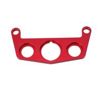 Kuuleyn Porte-clés pour interrupteur d'éclairage, support pour interrupteur t voyant lumineux, remplacement pour pinces de guidon Pro Taper, rehausseurs en aluminium (Rouge)
