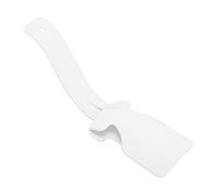 Kuuleyn Professional Shoe Horn,Adult Children Elderly Travel,Portable Ergonomic Shoe Helper Durable PP Material Lightweight Easy Storage Curved Design Smooth (Blanc)