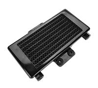 Kuuleyn Radiateur de Refroidisseur d'huile Moteur, Mise à Niveau du radiateur de Refroidissement de Refroidisseur d'huile de Moteur de Moto 125 ML pour Moteurs 125CC-250CC en Aluminium(Le Noir)