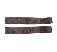 Kuuleyn Refrigerator Door Handle Covers, Microwave Door Handle Covers, 2PCS Refrigerator Door Handle Covers Hook and Loop Kitchen Appliance Handle Decor Cloth Protector for Dishwas (Grey)
