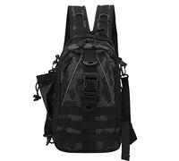 Kuuleyn Sac à leurres, Sac de Transport extérieur Polyvalent, Sac à Dos de Rangement en Toile pour pêcheur Voyageur Randonneur pêche Alpinisme Camping Accessoire d'épaule