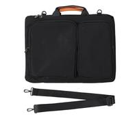 Kuuleyn Sac d'ordinateur portable Sac à épaule de bureau de sac à main en polyester à masse de 15,6 pouces avec amortisseur avec un boîtier de protection robuste Voyage quotidien