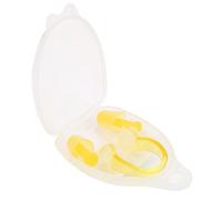 Kuuleyn Soft Silicone PC Swimming Ear Plugs,Nose Clip Set,Waterproof for Adults Kids Surfing Diving Sports Training Reusable Non Toxic Ear Nose Protection with Bright Color (Yellow)
