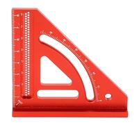 Kuuleyn Speed Square avec niveau, Carpenter Square Outils de menuiserie, Carpenter Square Woodworking Petit Mini précis Règle triangulaire en aluminium Outil intégré