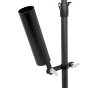 Kuuleyn Stagehand Sac de conteneur pour Baguettes de Tambour, Support de Baguette de Tambour en Acier au Carbone, Angle réglable avec Support Robuste pour Un Montage Rapide,