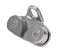 Kuuleyn Stainless Steel Cam Cleat Proof Fairlead Leading Ring, 316 Stainless Steel Cam Cleat Rustproof Fairlead Leading Ring Fit for Boat 5 to 15mm Rope