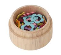 Kuuleyn Stitch Markers,Metal Flower Shape Colorful Cute Knitting Crochet,DIY Craft 60pcs Ring Set for Handmade Sewing Weaving Projects Hobbyists Artists Professional Use