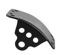 Kuuleyn Support De Plaque D'immatriculation De Moto Kit De Support De Feu Arrière De Plaque D'immatriculation à Montage Latéral Adapté pour Moto Cruiser/Bobber/Chopper avec Axes De 3/4 Pouces