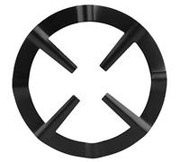 Kuuleyn Support de Pot de café, étagère de Pot de café de Moka Noir en Fer Inoxydable Support de brûleur de poêle Rond Outils de Cuisine