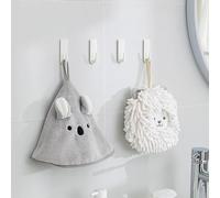 Kuuleyn Support de vadrouille mural, support de balai sans perceuse avec adhésif pour l'organisation du placard de cuisine de salle de bain