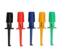 Kuuleyn Test Hooks Clips, Test Grip Probe, 20PCS Multimètre Accessoires Small Crow Clip Clip Test de test pour les tests électroniques