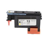 Kuuleyn Tête d'impression de Haute qualité, kit de Remplacement de tête d'impression pour tête d'impression série HP72 T1100 T1200 T610 T790 pour Une Impression Efficace (Black/Yellow C9384A)