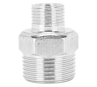 Kuuleyn Threaded Fittings, Connecting Accessories, G1/2in Male Thread to 1in Male Thread Fitting Pipe Adapter Connector Connection Accessories