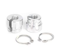 Kuuleyn Throttle Bushing Kit, Aluminum Throttle Cable Bushings Kit Fit for E30 E28 E39 E36 M20 M30 M50 S14 M60 (QY 202516)