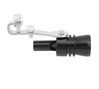 Kuuleyn Turbo Sound Whistle, 2 Couleurs en Alliage d'aluminium Turbo Sound Tail Throat Tuyau d'échappement sifflet TC-XL Fit pour Toutes Les modifications de Voiture(Balck) 15 * 6 * 3(cm) Décoratif