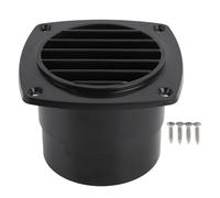 Kuuleyn Vent Cap, RV Hose Louvered Vent Nylon 6 Slots Smoother Finish Excellent Sealing for Trailer Campervan 3in Hose