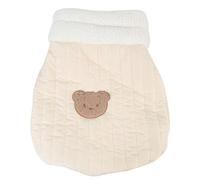 Kuuleyn Warm Cat Bed,Closed Faux Down Pocket Cat Bed,Sleeping Bag Soft Warm Cozy Enhanced Comfort Foldable Enclosed Dog Sack for Home Indoor Travel (L)