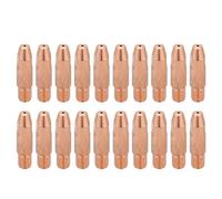Kuuleyn Welding Contact Tip, 20Pcs Red Copper Contact Tip M6 for Binzel 24KD MIG/MAG Welding Torch 0.8/1.0/1.2mm (1.2)