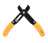 Kuuleyn Wire Stripper Adjustable Simple Cutter Stripping Pliers Hand Tools for Home Appliance Wiring (0.5 to 4.0mm,Yellow)