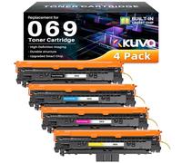 Kuva 069 069H Cartouches de Toner Compatible pour Canon 069H 069 imageCLASS MF752Cdw LBP673Cdw MF754Cdw LBP674Cx MF751Cdw MF753Cdw MF756Cx (4-Pack)