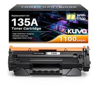 Kuva 135A 1350A Toner compatible avec HP Laserjet MFP M234dw M234sdw M234sdwe Toner HP Laserjet M209dw M234sdn M234dwn M209dwn 135X W1350X (1 noir)