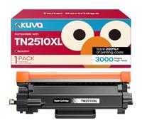 Kuva TN2510XL Toner Compatible avec Brother TN-2510XL TN2510 | Compatible pour HL-L2400DW HL-L2400DWE MFC-L2800DW DCP-L2620DW MFC-L2860DWE DCP-L2627DW (avec puce 1 noir)