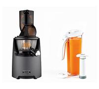 Kuving's - Extracteur de jus vertical EVO820SS + kit de conservation de jus sous vide - Anthracite