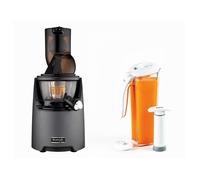 Kuving's - Extracteur de jus vertical EVO820S + kit de conservation de jus sous vide - Anthracite
