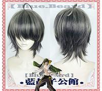Kuwana Gou Cosplay perruques jeu Touken Ranbu en ligne court dégradé résistant à la chaleur Fiber cheveux Anime Costume perruque