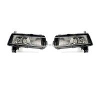 KUWAYO Feu antibrouillard avant avec ampoules for VW Touran 2015 2016 2017 2018 2019 2020 5TA941661 5TA941662(Pair With Halogen)