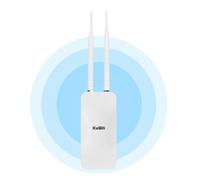 KuWFi Point d'accès Wi-Fi extérieur, 1200 Mbps longue portée, point d'accès Gigabit sans fil double bande, point d'accès WiFi, couverture réseau étendue 200 m, booster Wi-Fi pour campus, parcs, cafés,