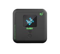 KuWFi Routeur Wi-Fi mobile 5G LTE, modem eSIM 5G, Gigabit DualBand, routeur portable Pocket Wireless WiFi 6, prend en charge 32 appareils, hotspot Wi-Fi de voyage