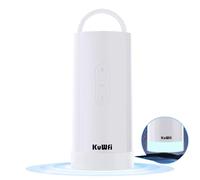 KuWFi Routeur WiFi 4G+ Mobile Double Bande 1200Mbps avec Batterie 10000mAh - Borne WiFi Nomade Extérieure Rechargeable Solaire pour Camping, Van et Randonnée